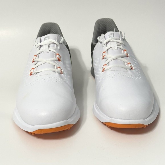 FootJoy Fuel Strato Lite Men's Spikeless Golf Shoes White 55443 Size 11.5 W - Picture 3 of 16